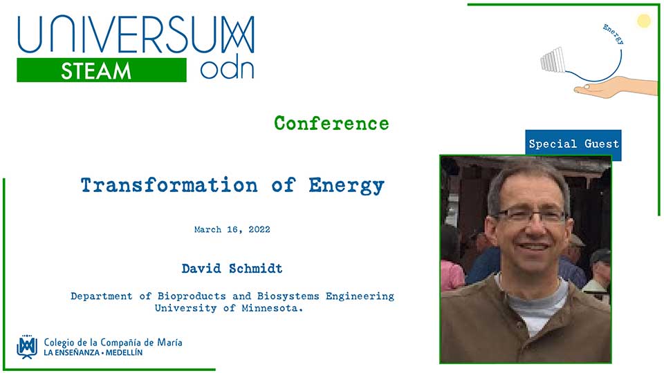Transformation of Energy. David Schmidt
