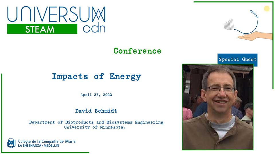 Impacts of Energy. David Schmidt