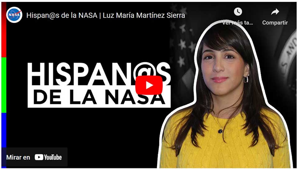 Hispan@s de la NASA. Luz María Martínez Sierra